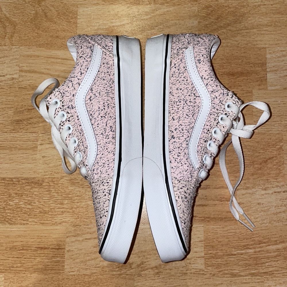Pink Textured Vans - Picture 2 of 7